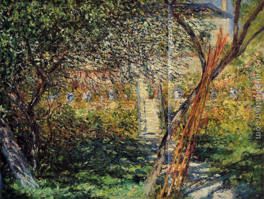 Claude Oscar Monet : Monet's Garden at Vetheuil